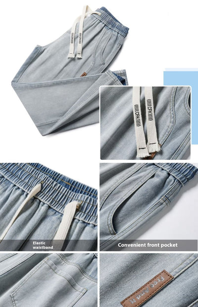 Pantalones Vaqueros Rectos Anchos para Hombre - Comodidad y Estilo Casual - Image 27