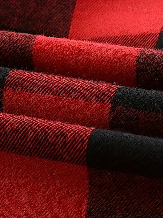 Camisa de Franela a Cuadros para Hombre - Uso Todo el Año - Image 29