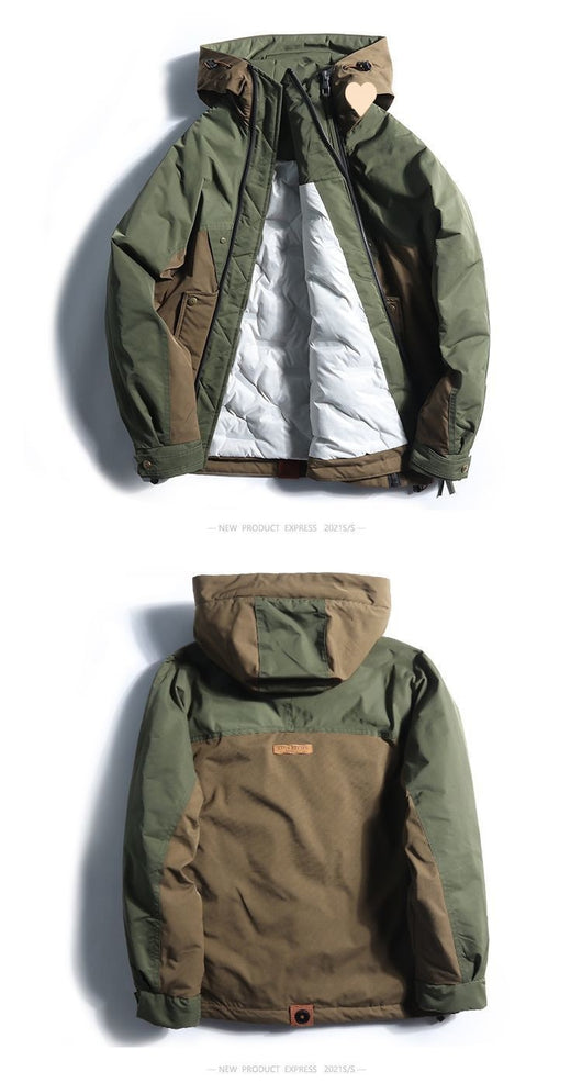Chaqueta de Plumas con Doble Cremallera y Diseño de Vanguardia - Image 11