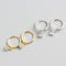 Aretes de Diamante Minimalista en Plata 925 - Estilo Lujo Ligero con Circonia