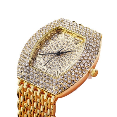 Reloj Elegante para Dama con Banda de Acero y Diamantes Gypsophila - Image 10