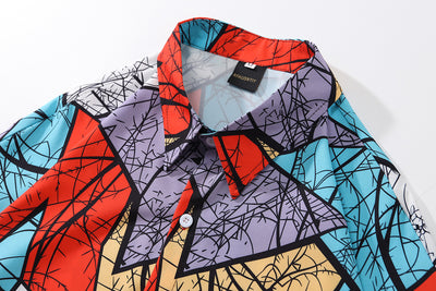 Camisa Oversize Suelta de Manga Corta Estilo Urbano - Image 3