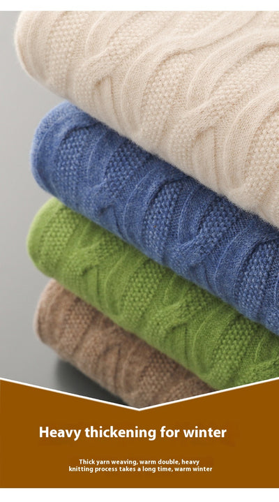 Suéter Cuello Alto Grueso para Hombre - Pullover Tejido Premium - Image 16