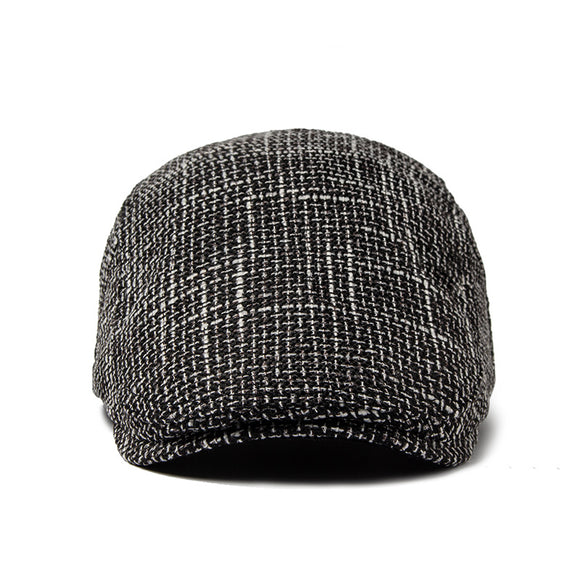 Boina Retro Casual de Algodón y Lino Transpirable para Hombre
