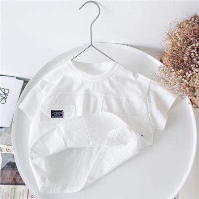 Playera Blanca de Manga Corta para Niño - Comodidad de Verano - Image 11