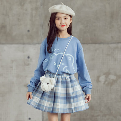 Suéter de Algodón Manga Larga para Niñas - Diseño Trendy Otoño - Image 11