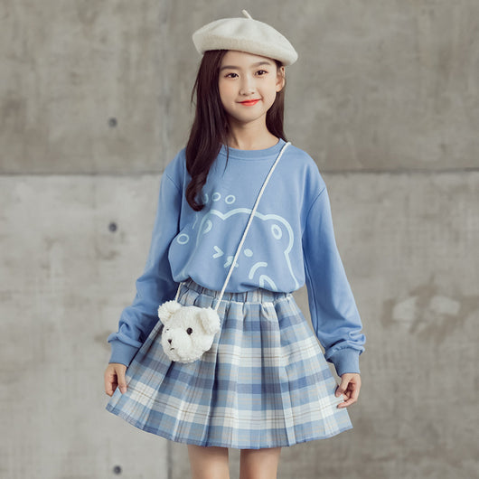 Suéter de Algodón Manga Larga para Niñas - Diseño Trendy Otoño - Image 11