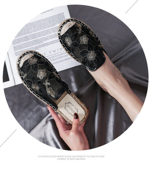 Pantuflas Cómodas con Suela de Cáñamo y Tendón - Image 12
