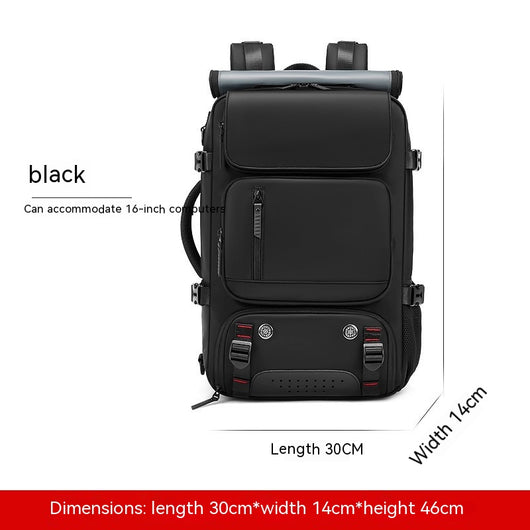 Mochila de Viaje de Gran Capacidad para Hombre con Compartimento para Laptop Impermeable - Image 7