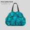 Bolso Bandolera Floral para Mujer con Detalles en Cuero PU