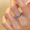 Anillo de Plata Esterlina con Diseño Étnico Apilable