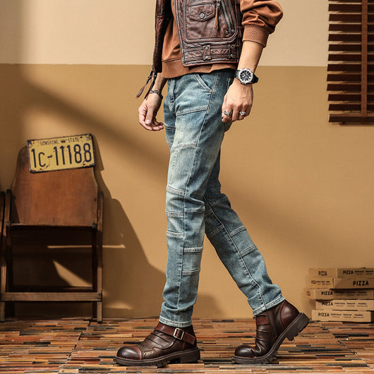 Pantalón Vaquero Azul Slim Fit Elástico de Corte Recto - Image 2