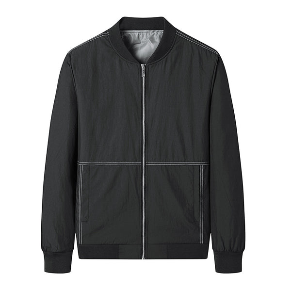 Chaqueta Deportiva Hombre Estilo Coreano Cuello Béisbol Moderna