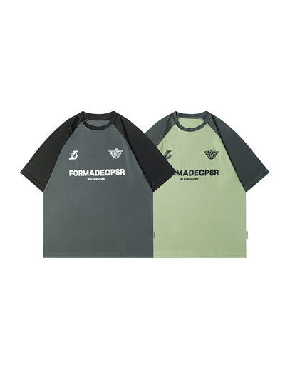 Camiseta Estampado Patchwork Retro Manga Corta - Image 14