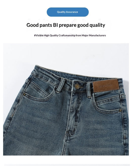Pantalones Vaqueros Rectos de Cintura Alta Holgados para Mujer - Image 18