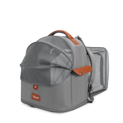 Mochila Transportadora Respirable para Gatos de Gran Capacidad Expandible - Image 6