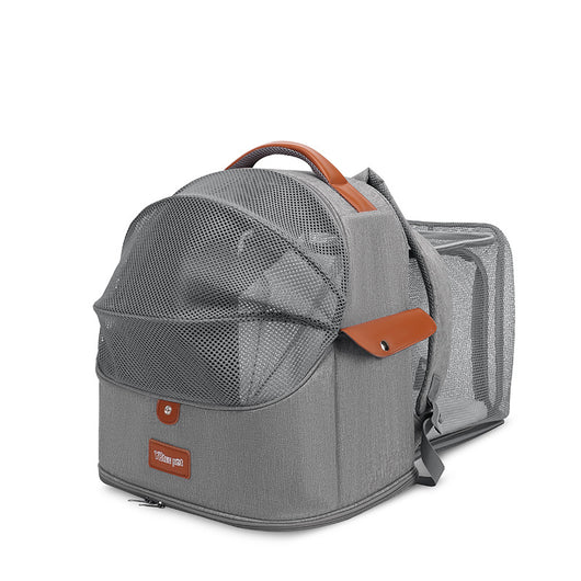 Mochila Transportadora Respirable para Gatos de Gran Capacidad Expandible - Image 6