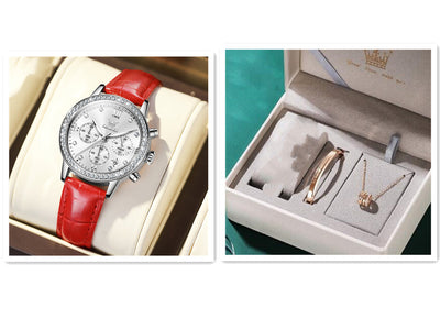 Reloj Cuarzo para Mujer con Diamantes y Funciones Cronómetro - Image 10