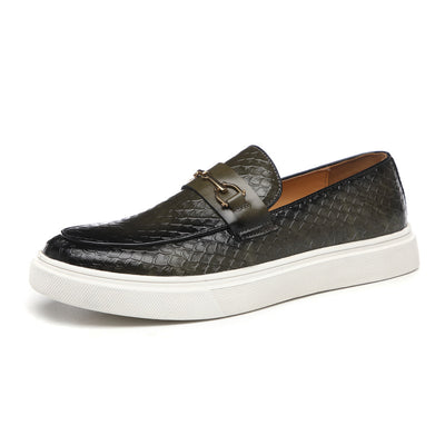 Mocasines de Cuero Británico con Hebilla Doble - Zapatos Ejecutivos Versátiles - Image 22