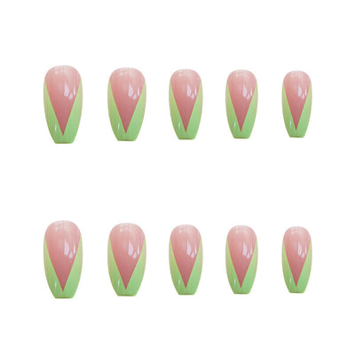 Uñas Postizas Adhesivas Efecto Ballet Esmerilado - Manicura Perfecta Lista para Usar - Image 7