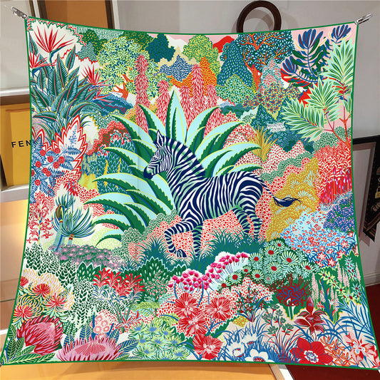Pañuelo Tropical Versátil para Viajes - Protección Solar y Estilo - Image 2