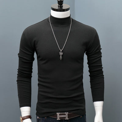 Polera de Algodón con Cuello Semifruncido de Manga Larga - Image 10