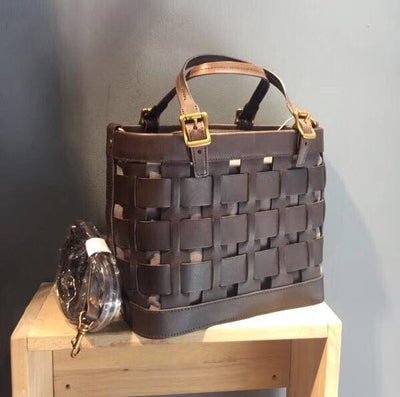 Bolso de Cuero Genuino para Mujer - Bandolera Mensajero - Image 7