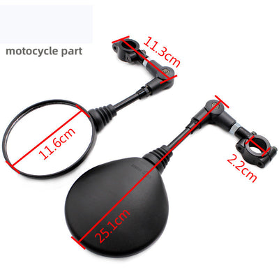 Espejo Retrovisor Eléctrico Plegable Redondo para Motocicleta y Auto - Image 9