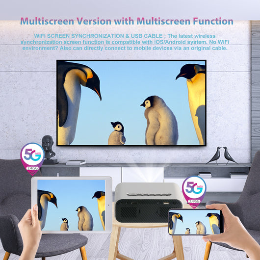Proyector LED Mini HD para Cine en Casa - Regalo Perfecto para Niños - Image 12