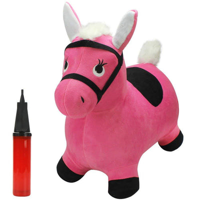 Caballo Saltarín Inflable de Felpa Gruesa para Niños - Image 4