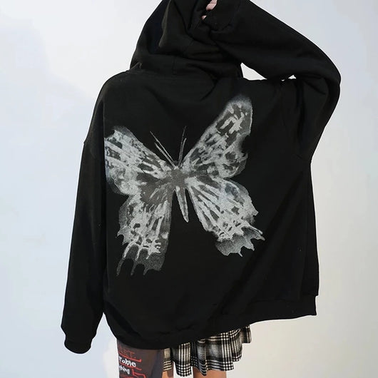 Sudadera Cardigan Deportivo Mujer Oversized con Cierre - Image 9