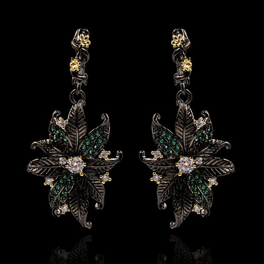 Aretes Flor Diamante - Diseño Retro Vintage Elegante - Image 9