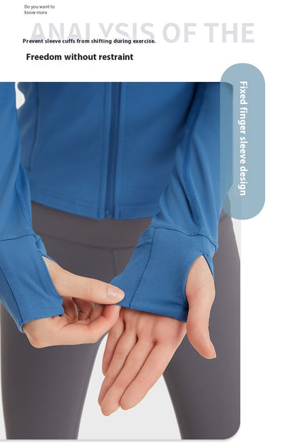 Cardigan Deportivo Ajustado de Manga Larga para Yoga - Image 11