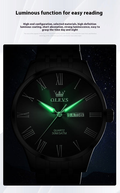 Reloj de Pulsera Ejecutivo en Acero con Escala Romana - Image 13