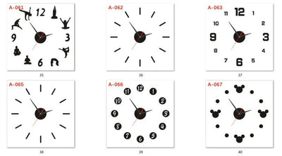 Reloj de Pared Silencioso con Luz Nocturna y Adhesivos Decorativos - Image 17