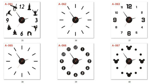 Reloj de Pared Silencioso con Luz Nocturna y Adhesivos Decorativos - Image 17