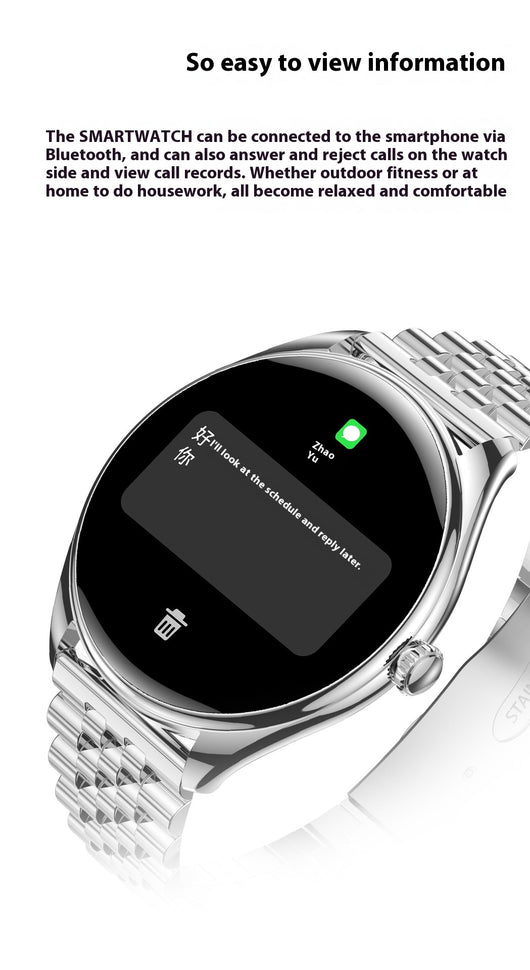 Reloj Inteligente Ultra Delgado 1.43" con Monitor Cardíaco, Oxígeno en Sangre y Llamadas Bluetooth - Image 22