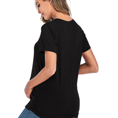 Blusa Premamá Cuello Redondo Largo con Estampado de Tobillos - Image 18