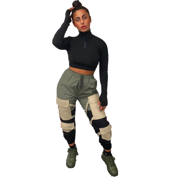 Pantalones Deportivos Elásticos para Mujer en Poliéster