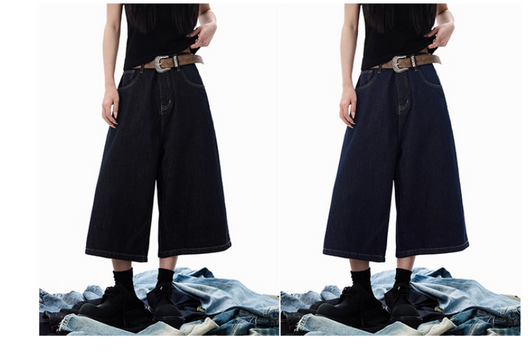 Jeans Cropped Azul en Lyocell - Corte Moderno y Sostenible - Image 4