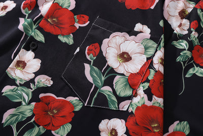 Camisetas Retro Hawaianas de Pareja Estilo Hong Kong con Flores - Image 15