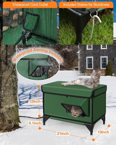Casa Térmica Plegable para Gatos de Exterior - Image 16