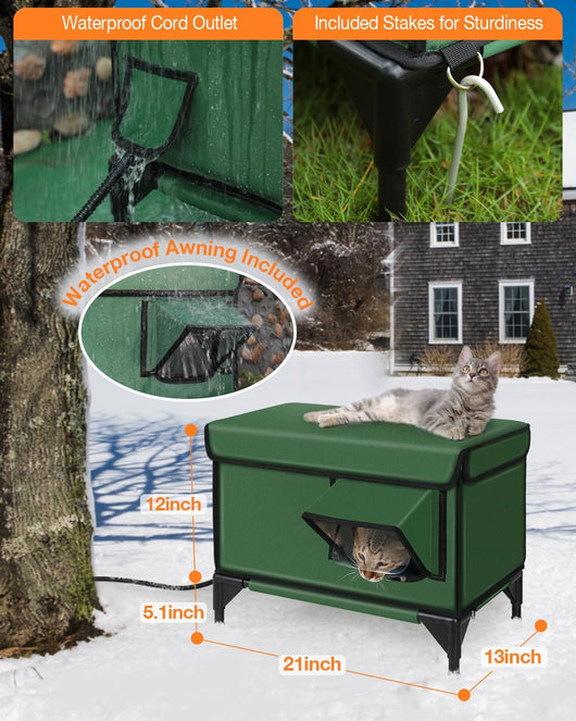 Casa Térmica Plegable para Gatos de Exterior - Image 16