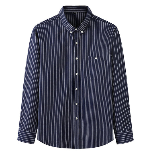 Camisa Casual Holgada de Algodón para Hombre Talla Grande - Image 4