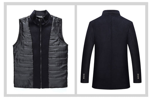 Abrigo de Lana para Hombre con Cuello de Pie - Calidez y Estilo - Image 10