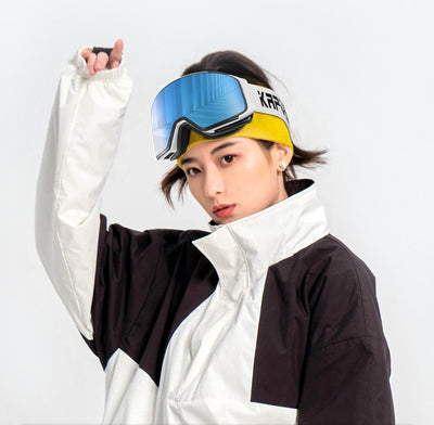 Gafas de Espejo Deportivas Antideslizantes de Doble Capa para Nieve - Image 20