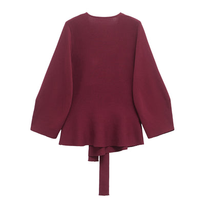 Blusa Tejida Larga con Cinturón para Mujer - Elegancia Moderna - Image 18