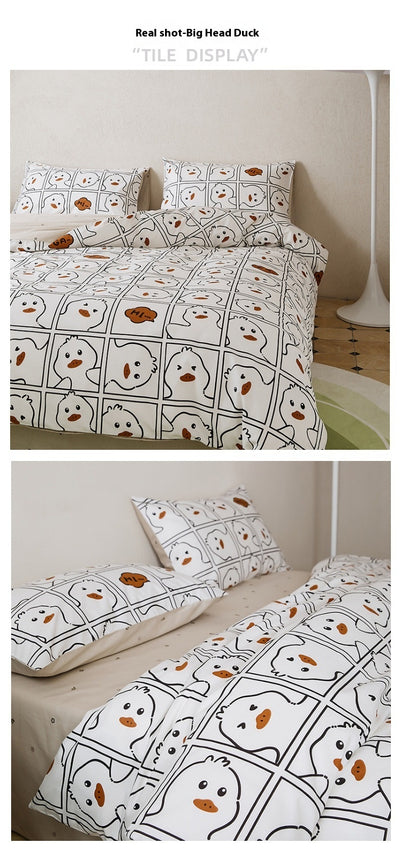 Juego de Cama 4 Piezas 100% Algodón con Estampado - Image 27