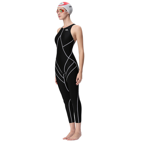 Traje de Baño Profesional de Una Pieza en Seda - Secado Rápido para Entrenamiento y Competencia - Image 7