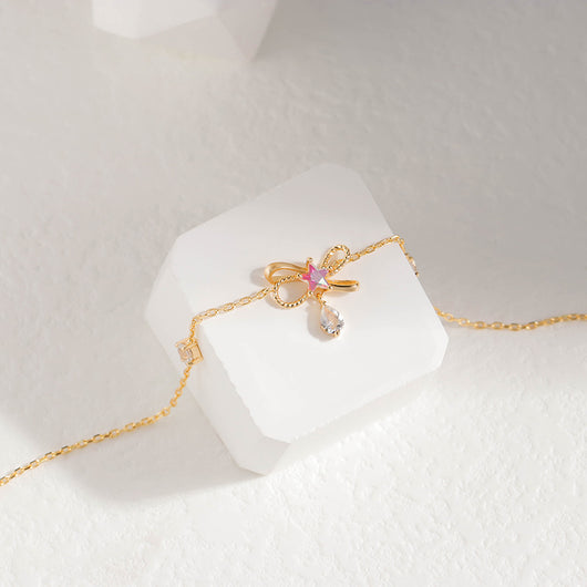 Pulsera de Moño con Circones Brillantes - Image 2